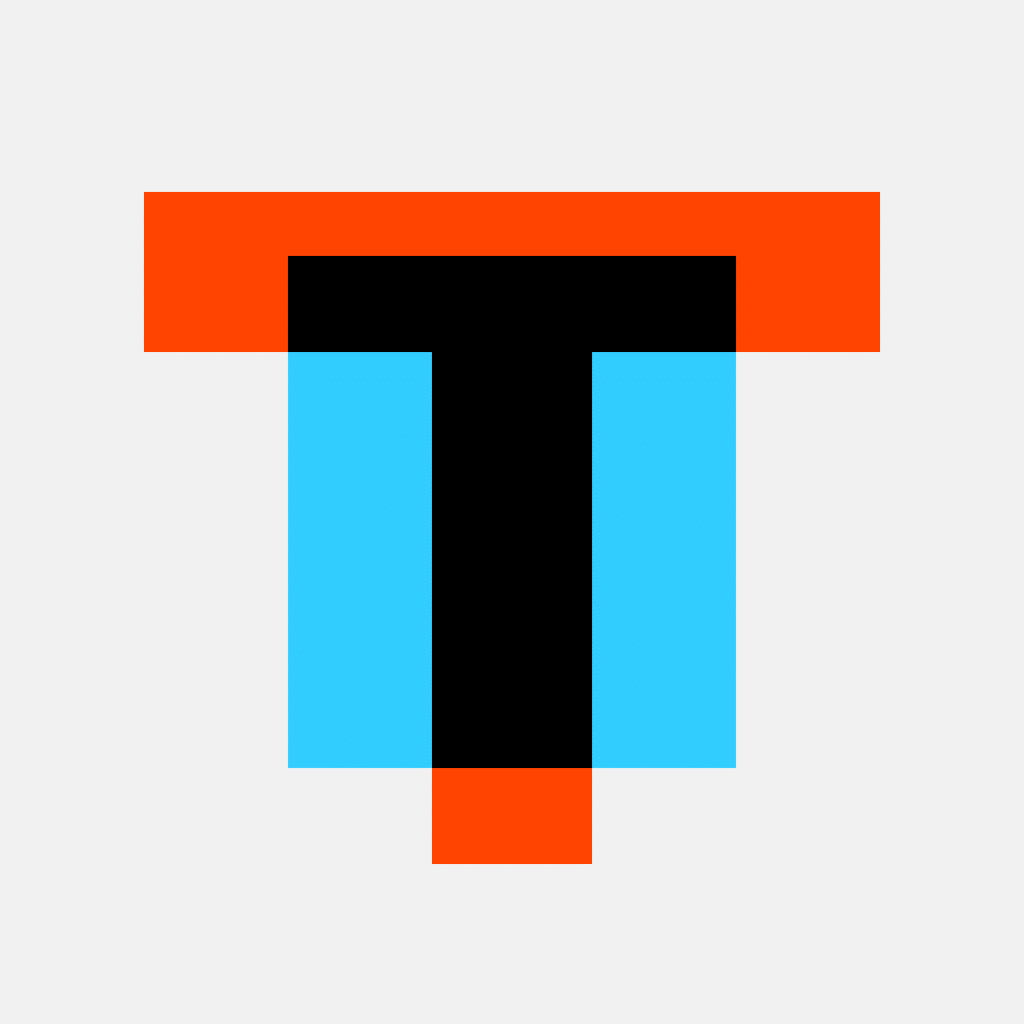 Прописная буква Т в логотипе 